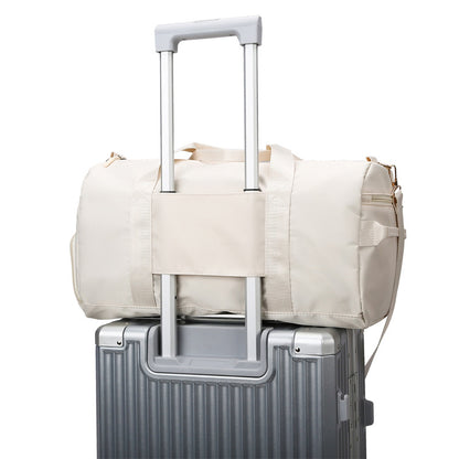 Gym Bag with Shoe Compartment